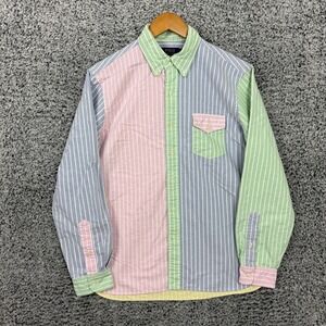 Polo Ralph Lauren Shirt Mens Large Colorblock Stripe Button Down Oxford Preppy L